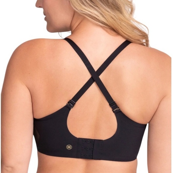Honeylove Crossover Wireless Bra Black Size 1X - Picture 2 of 14